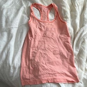 Orange Lulu lemon classic tank